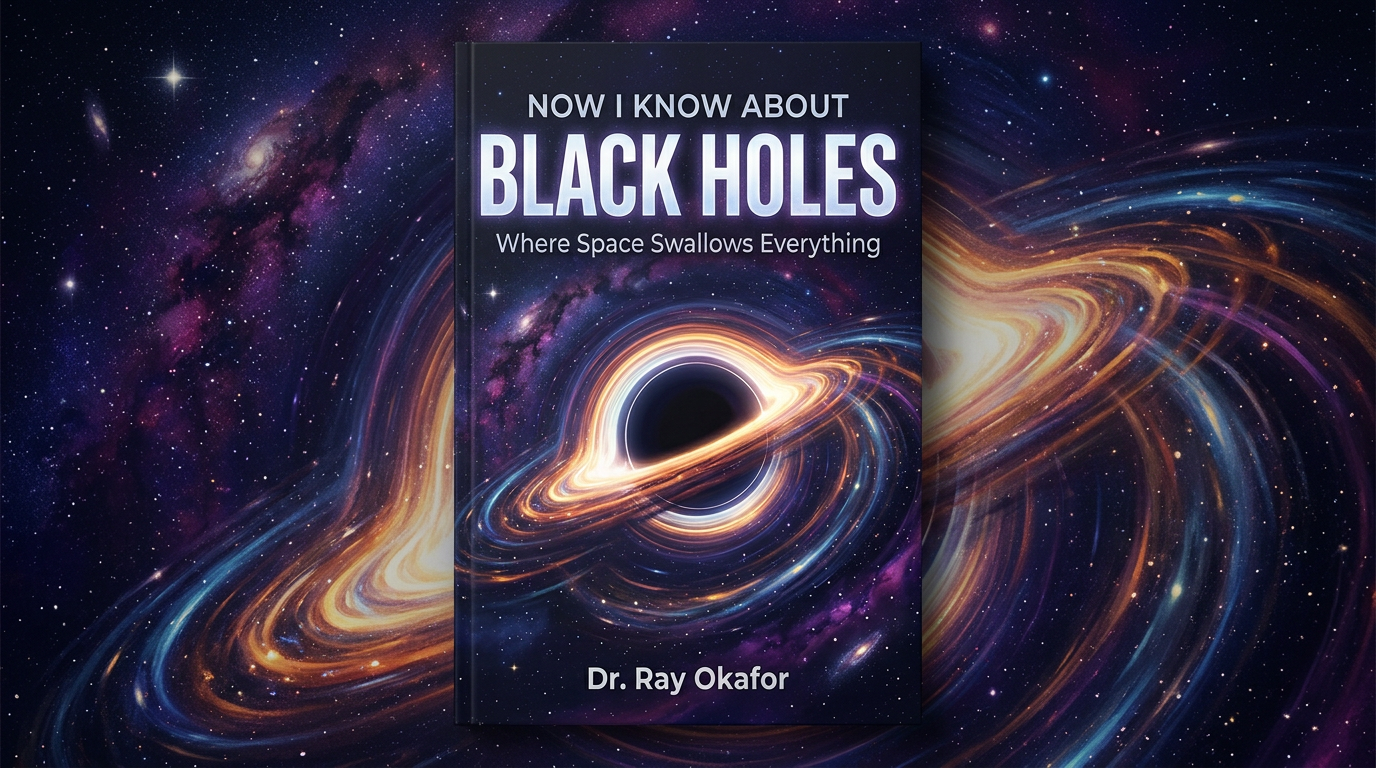 Concept cover: Now I Know About Black Holes by Dr. Ray Okafor