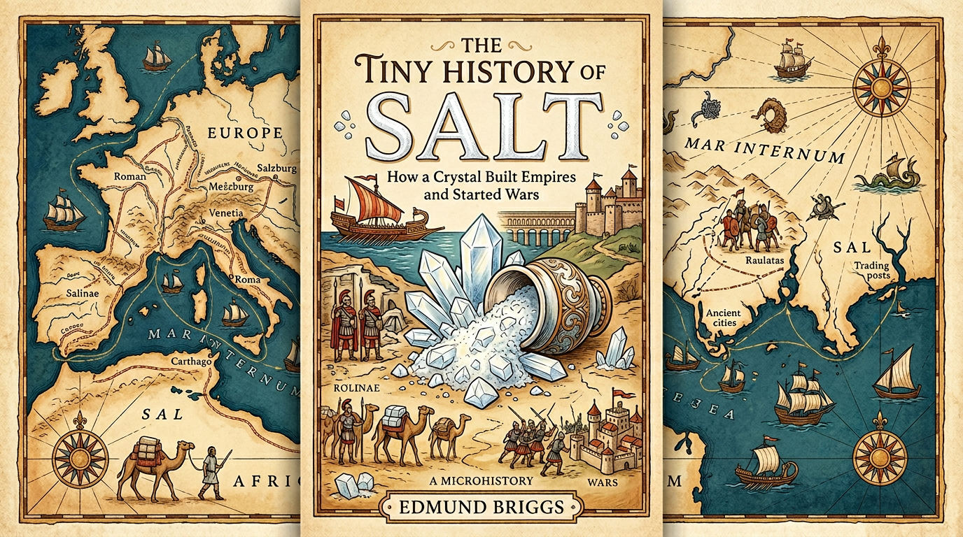 Concept cover: The Tiny History of Salt by Edmund Briggs